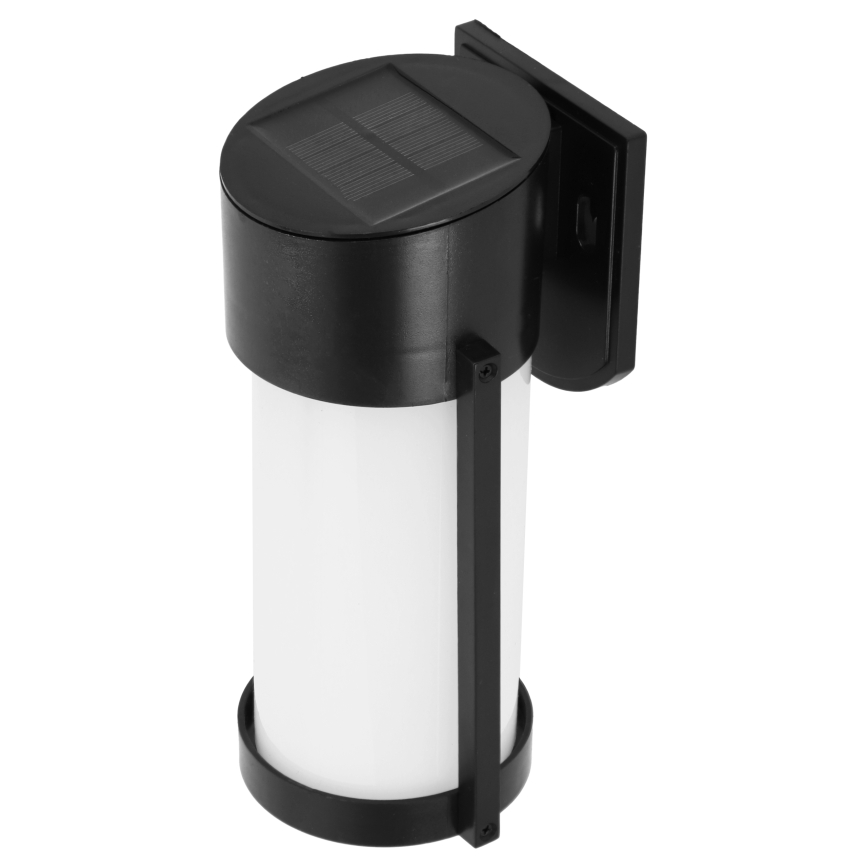 Lampada da parete solare a LED/3,7V 300 mAh IP44 nera