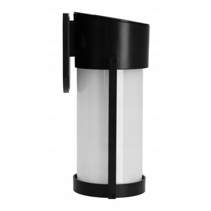 Lampada da parete solare a LED/3,7V 300 mAh IP44 nera