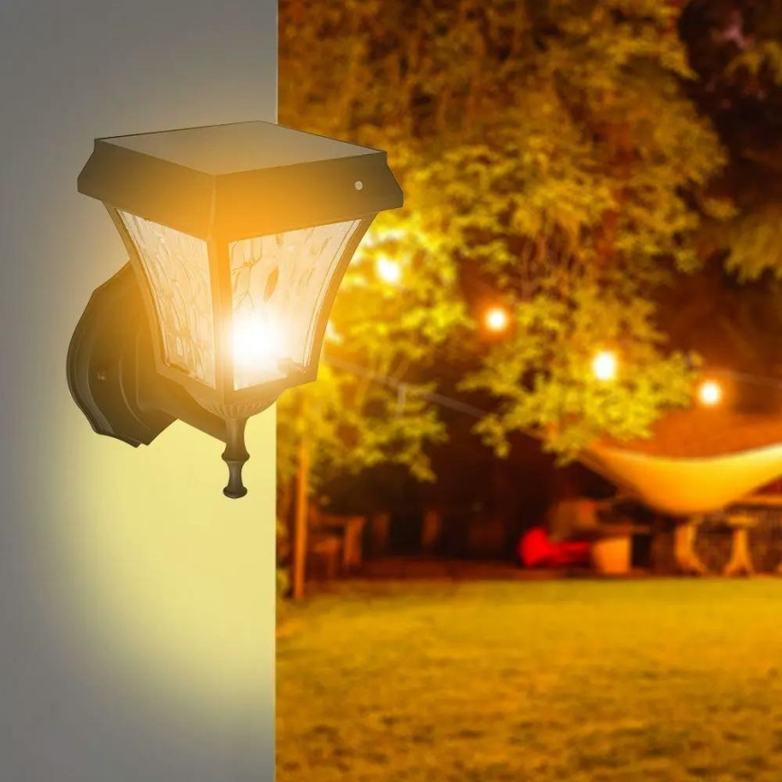 Lampada da parete solare a LED 3in1 LED/2W/5,5V 3000K/6000K IP65 2200 mAh