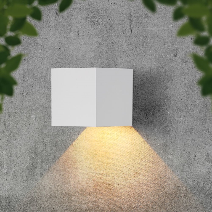 Lampada da parete solare a LED con sensore LED/9W/5V 3000/4000/5000K IP65 2600 mAh bianca