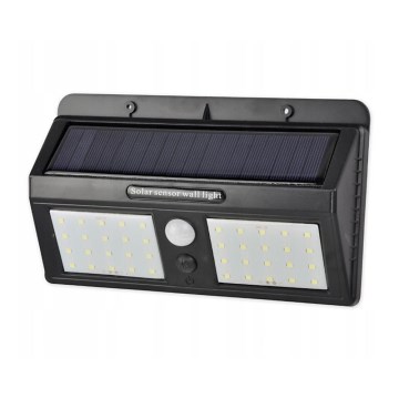 Lampada da parete solare a LED con sensore LED/1,2W/3,7V 1200 mAh IP54