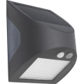 Lampada da parete solare a LED con sensore LED/3W/3,7V 3000/4000K 1200 mAh IP54 antracite
