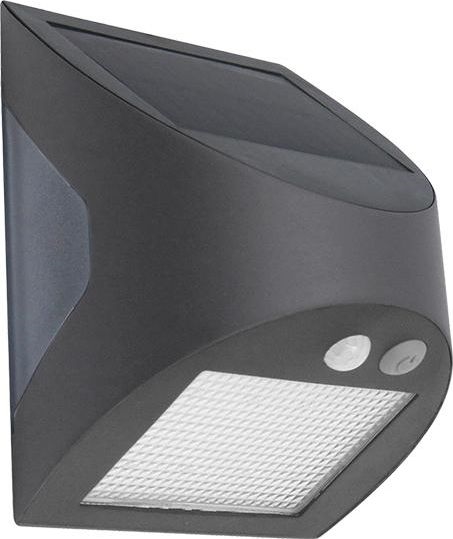 Lampada da parete solare a LED con sensore LED/3W/3,7V 3000/4000K 1200 mAh IP54 antracite
