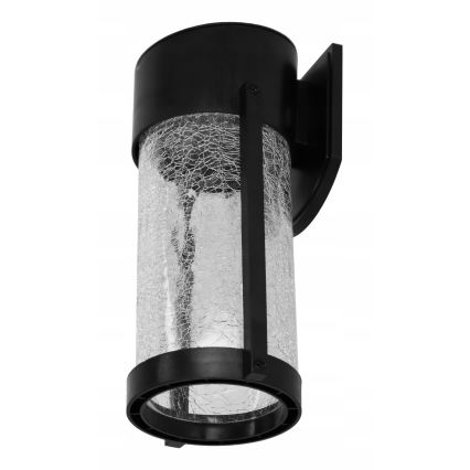 Lampada da parete solare a LED LED/3,7V 300 mAh IP44 nera