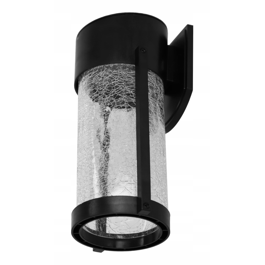 Lampada da parete solare a LED LED/3,7V 300 mAh IP44 nera