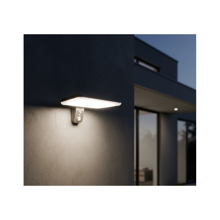 Lampada solare da parete a LED con sensore PHOENIX LED/15W/3,2V 3000/4000K IP65 6000 mAh