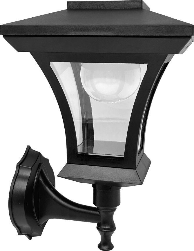 Lampada da parete solare a LED TIRANA LED/1,2V 1800 mAh IP44 nera