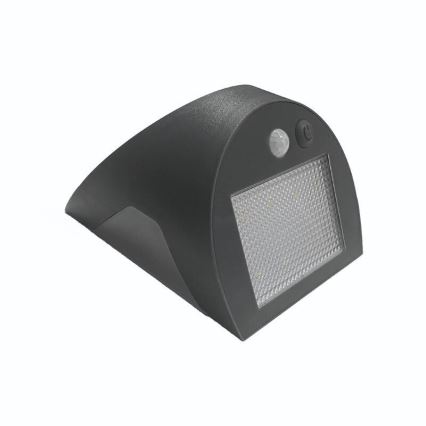 Lampada da parete solare a LED con sensore LED/3W/3,7V 3000/4000K 1200 mAh IP54 antracite