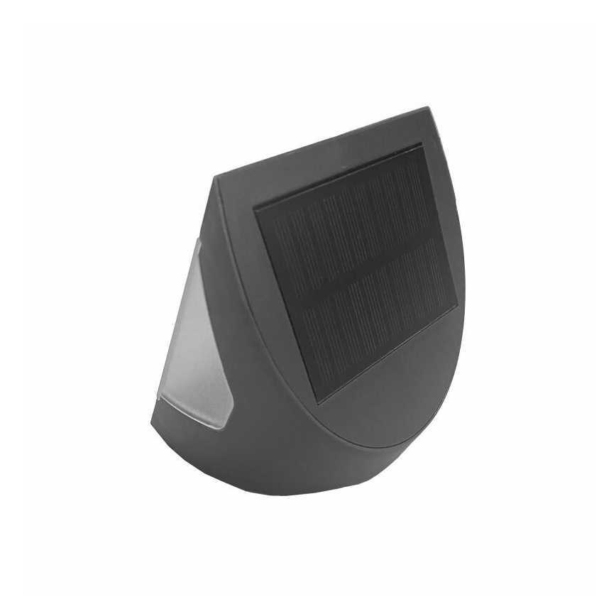 Lampada da parete solare a LED con sensore LED/3W/3,7V 3000/4000K 1200 mAh IP54 antracite