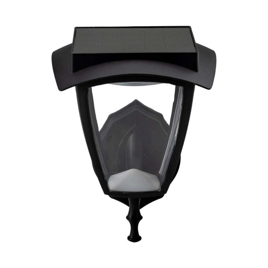 Lampada da parete solare LED/2W/3,7V 3000/6000K IP65 2200 mAh nero