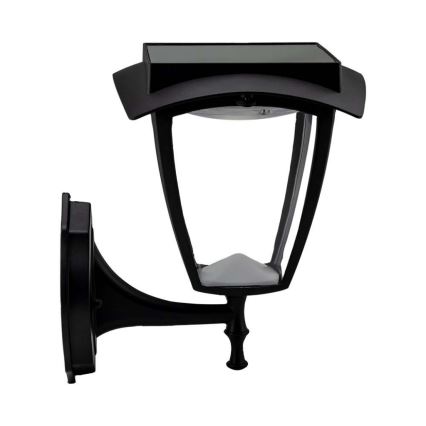 Lampada da parete solare LED/2W/3,7V 3000/6000K IP65 2200 mAh nero