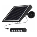 Lampada da parete solare LED con sensore di movimento e crepuscolare LED/8W/3,7V 4000 mAh 4000K IP65