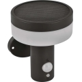 Lampada da parete solare LED con sensore LED/2W/3,7V 1200 mAh IP44