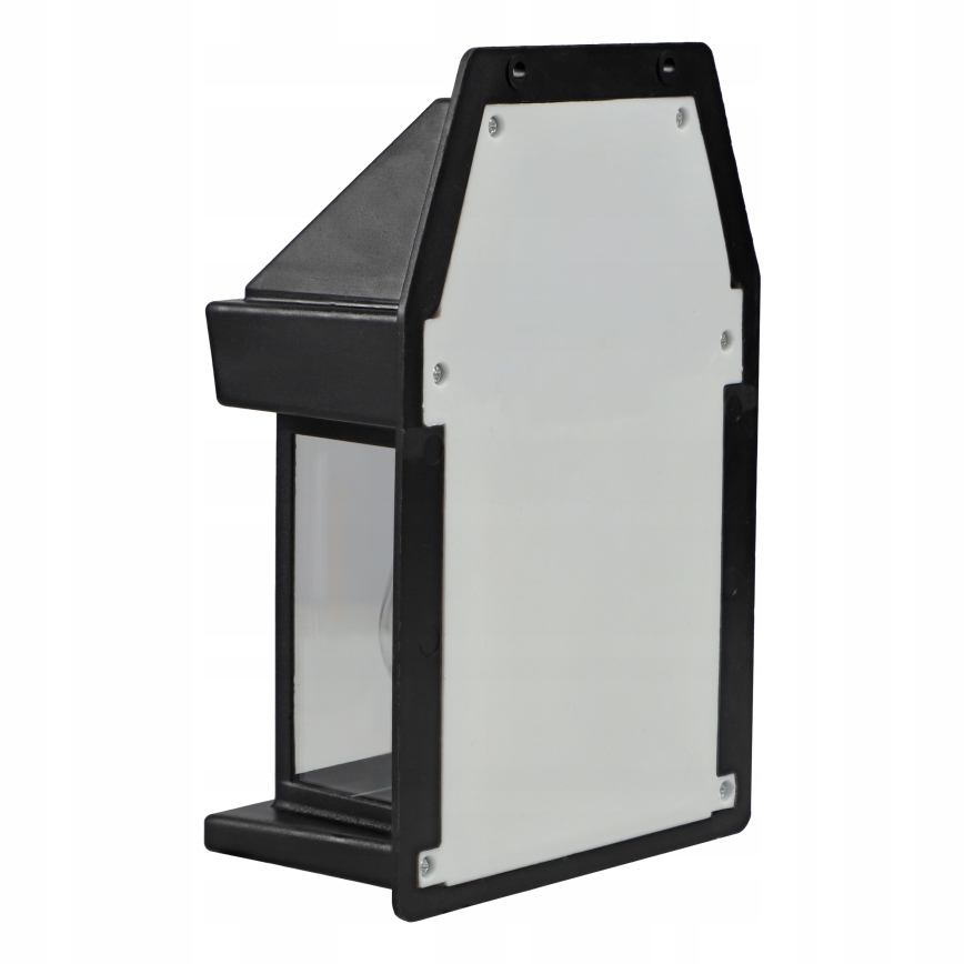 Lampada da parete solare LED con sensore LED/3,7V 600 mAh IP44 nera