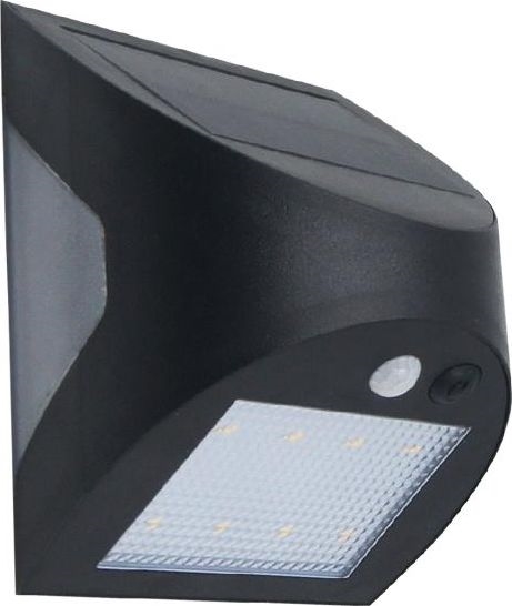 Lampada da parete solare LED con sensore LED/3W/3,7V 3000/4000K 1200 mAh IP54 nera