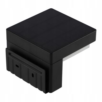 Lampada da parete solare LED con sensore LED/5W/3,7V 2000 mAh IP44 nero