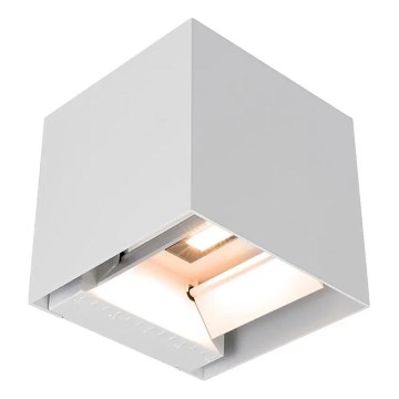 Lampada da parete solare LED con sensore LED/9W/3,7V 3000/4000/5000K IP65 2600 mAh bianco