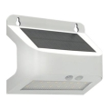 Lampada da parete solare LED con sensore SOLTO LED/6W/3,7V 4000K IP54 2400 mAh bianca