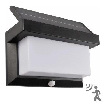 Lampada da parete solare LED con sensore TONY LED/3,7V 1800 mAh IP44