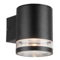 Lampada da parete solare LED da esterno con sensore LED/1W/3,7V 3000K IP54 1200 mAh nero