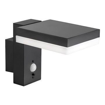 Lampada da parete solare LED da esterno con sensore LED/5,5W/3,7V 3000K IP54 2200 mAh