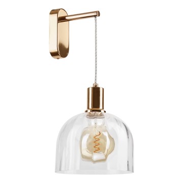 Lampada da parete VIVE 1xE27/15W/230V dorata