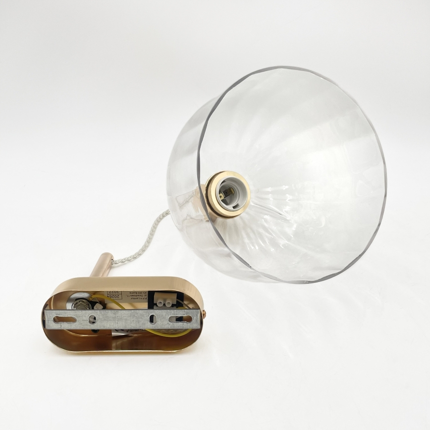 Lampada da parete VIVE 1xE27/15W/230V dorata