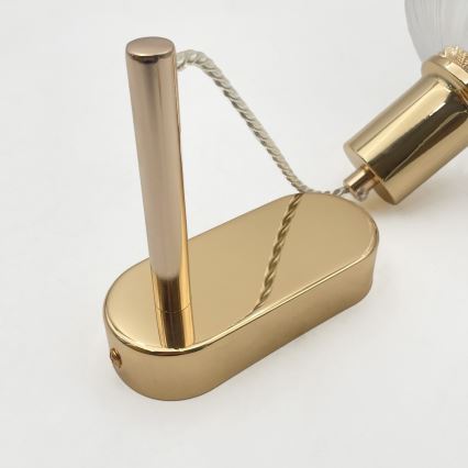 Lampada da parete VIVE 1xE27/15W/230V dorata