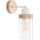 Lampada da parete WOODNEST 1xE27/15W/230V pino/crema
