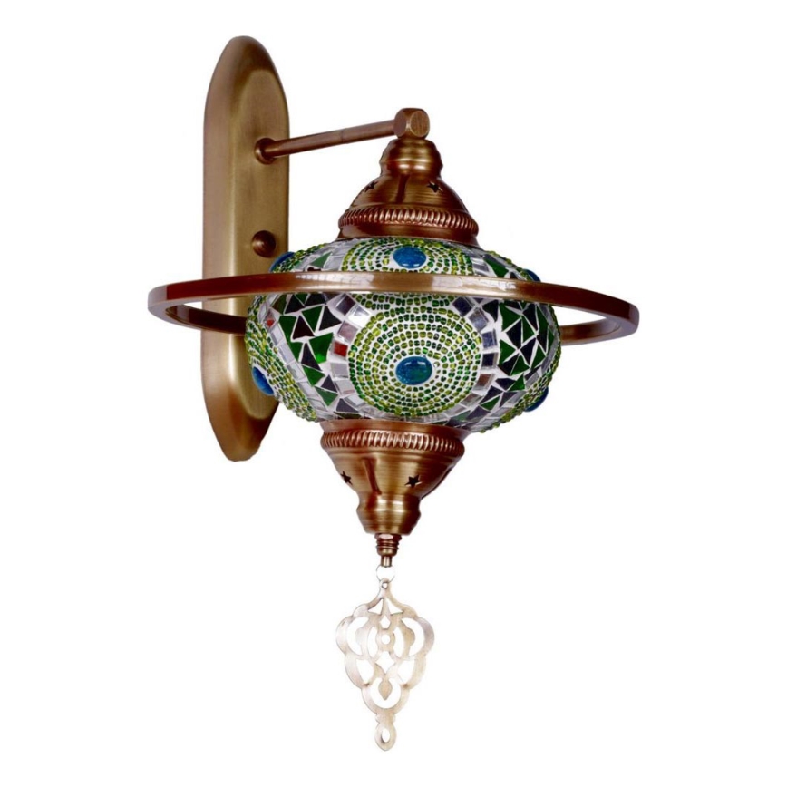 Lampada da parete YENI 1xE27/40W/230V finitura bronzo