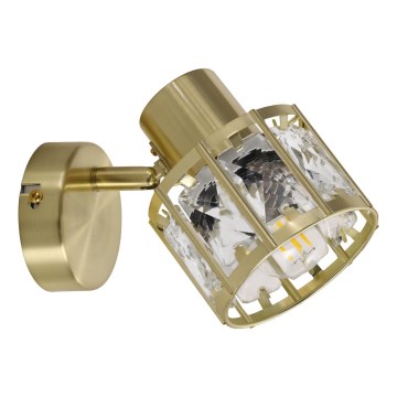 Lampada da parete ZAHARA 1xE27/10W/230V dorata