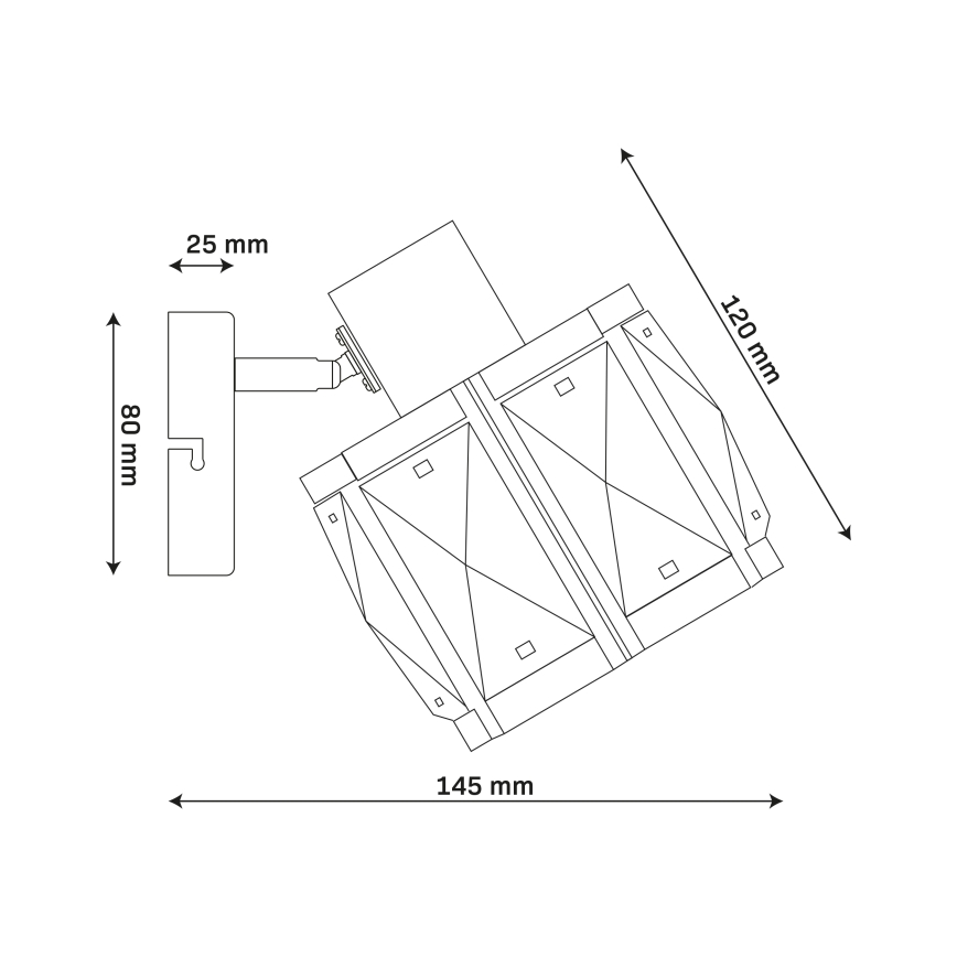 Lampada da parete ZAHARA 1xE27/10W/230V dorata