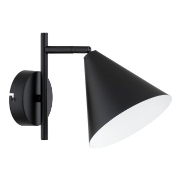 Lampada da parete ZELTA 1xE27/15W/230V nera