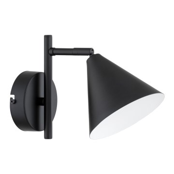 Lampada da parete ZELTA 1xE27/15W/230V nera