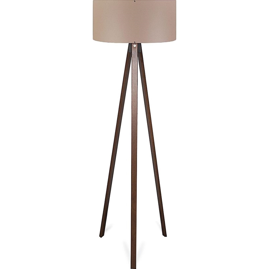 Lampada da pavimento AYD 1xE27/40W/230V marrone