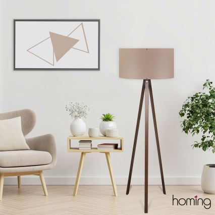 Lampada da pavimento AYD 1xE27/40W/230V marrone