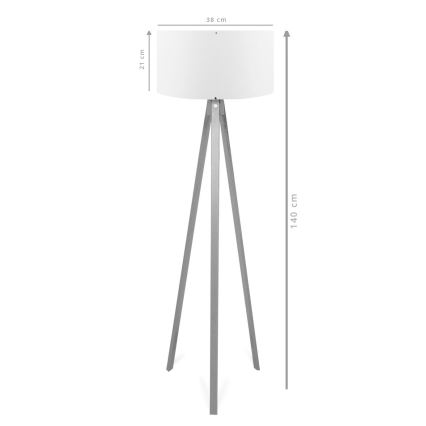 Lampada da pavimento AYD 1xE27/40W/230V marrone
