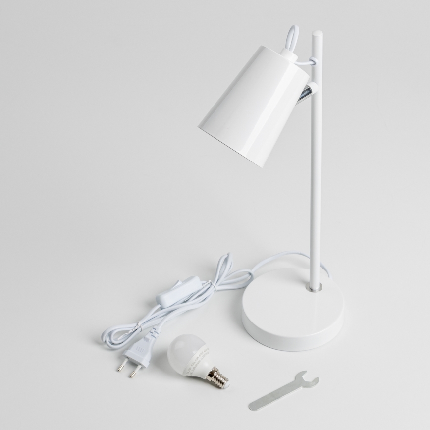 Lampada da scrivania LED 1xE14/4,9W/230V bianca