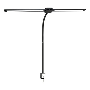 Lampada da scrivania LED dimmerabile USB TENUIX DUO 2xLED/7W/5V 3000-6000K nera