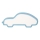 Lampada da scrivania LED per bambini CAR LED/11W/230V blu
