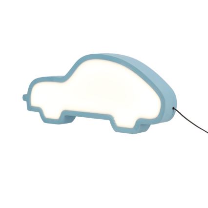 Lampada da scrivania LED per bambini CAR LED/11W/230V blu