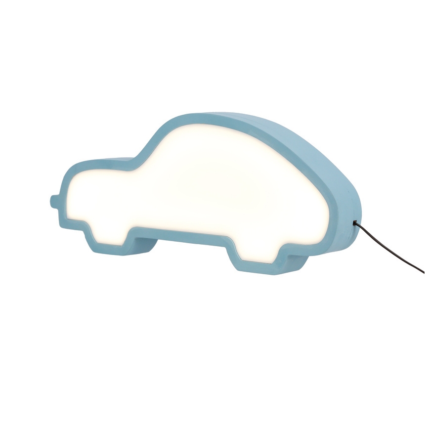 Lampada da scrivania LED per bambini CAR LED/11W/230V blu