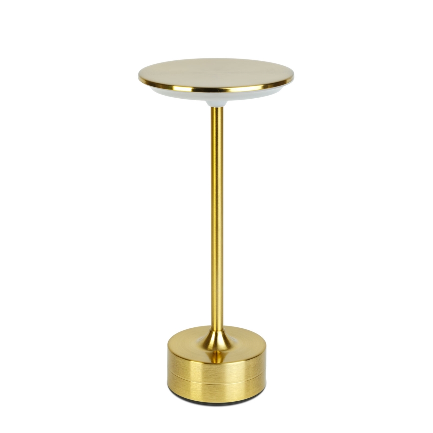 Lampada da tavolo LED ricaricabile dimmerabile NEW YORK LED/1,8W/5V 2700K/4000K/6500K 1200 mAh dorata