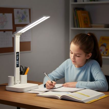 Lampada da tavolo ricaricabile dimmerabile a LED NOBLITE P LED/5W/5V 3000/4000/6000K 2200 mAh bianca