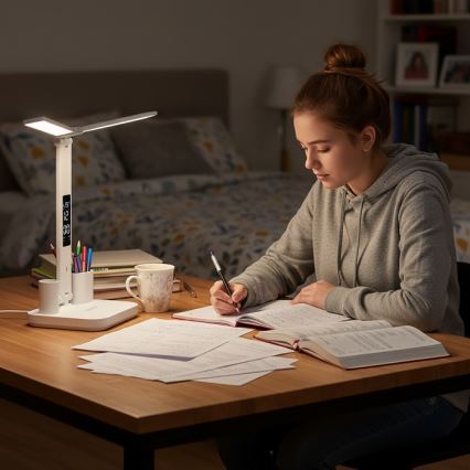 Lampada da tavolo ricaricabile dimmerabile a LED NOBLITE P LED/5W/5V 3000/4000/6000K 2200 mAh bianca