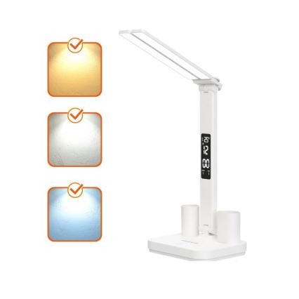 Lampada da tavolo ricaricabile dimmerabile a LED NOBLITE P LED/5W/5V 3000/4000/6000K 2200 mAh bianca