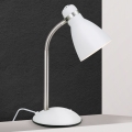 Lampada da scrivania SCHOOL 1xE27/40W/230V bianco/cromo opaco