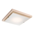 Lampada da soffitto 1xE27/60W/230V faggio