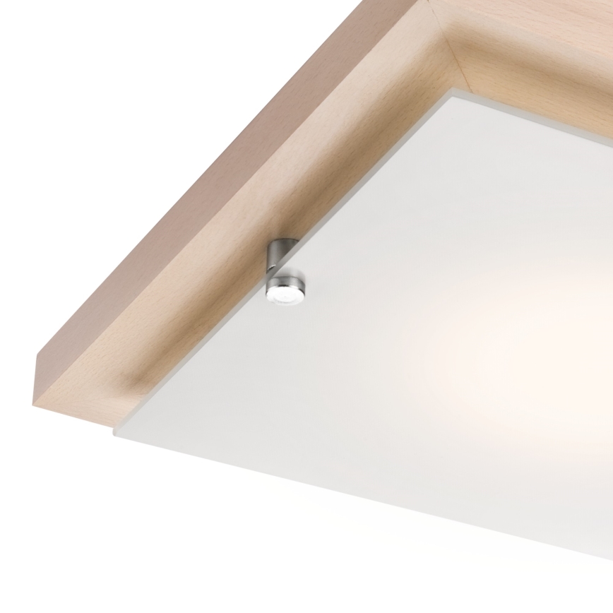 Lampada da soffitto 1xE27/60W/230V faggio