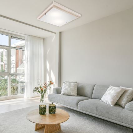 Lampada da soffitto 1xE27/60W/230V faggio